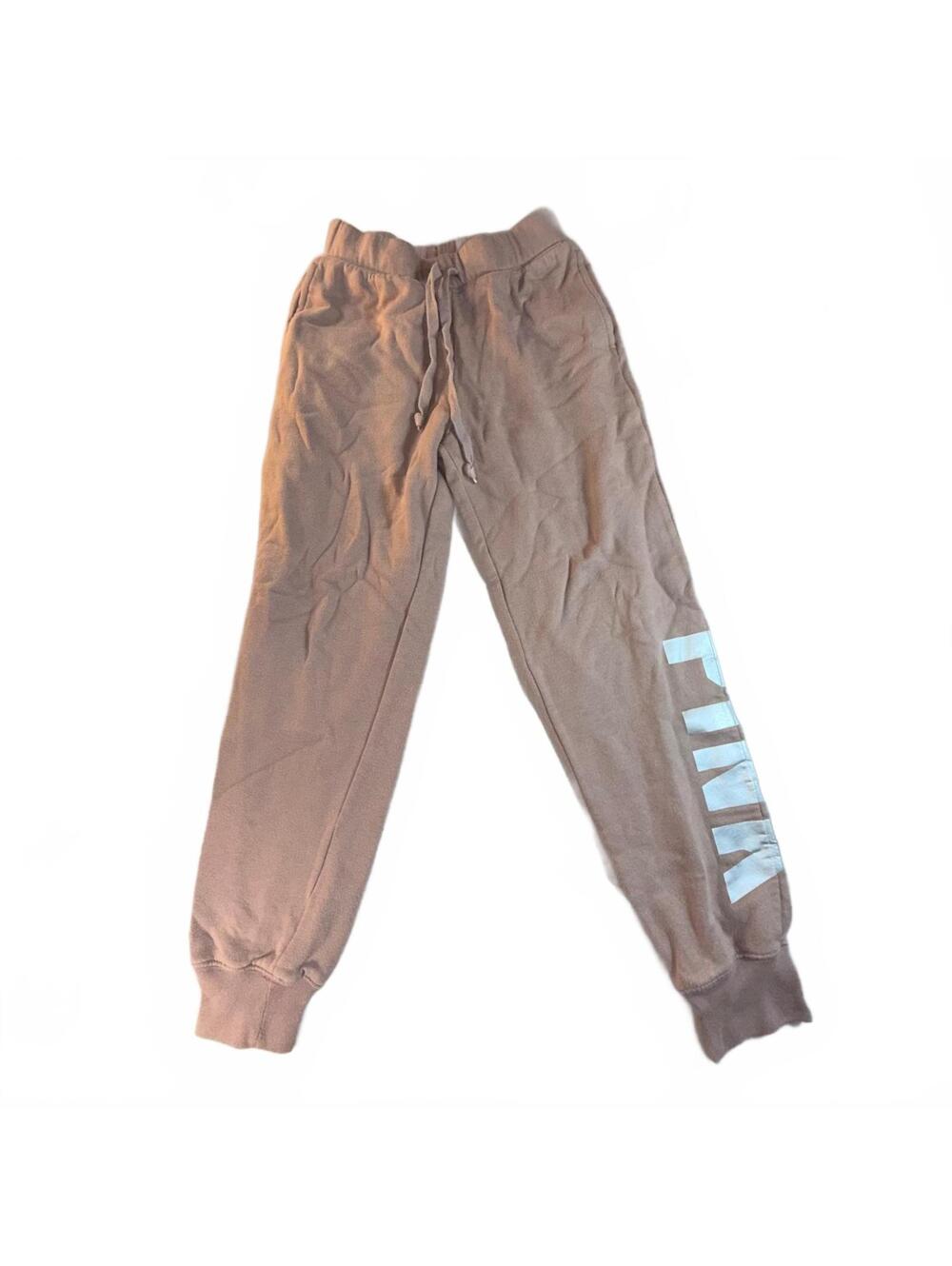 Victoria’s Secret PINK Dusty Mauve Logo Jogger Sweatpants Women’s XS